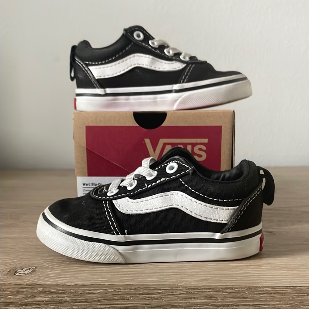 Vans Black and White Sneakers